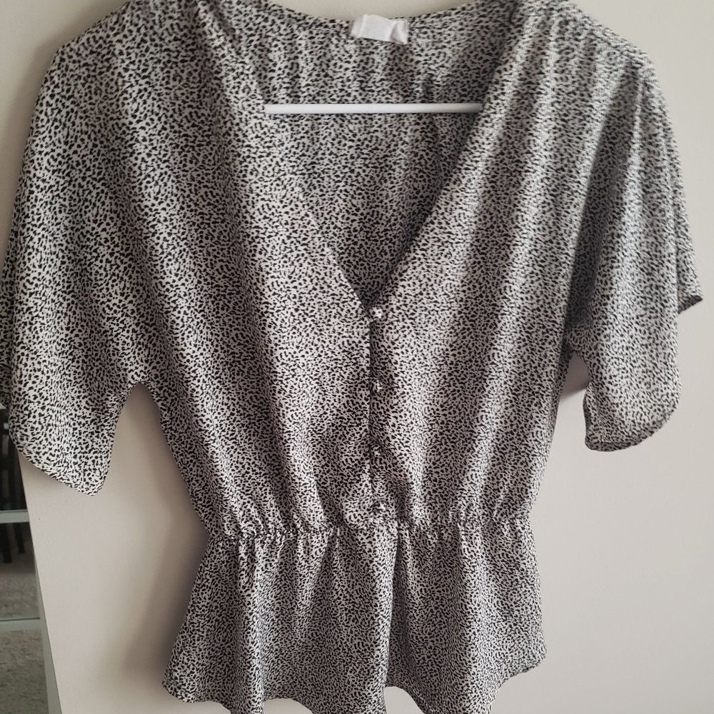 Animal Print Blouse
